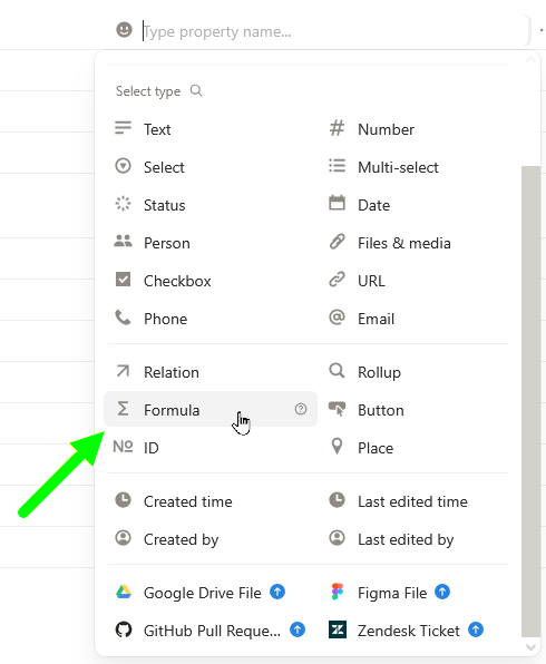 Tipo de dados de fórmula no Notion | Toolhunt.pro