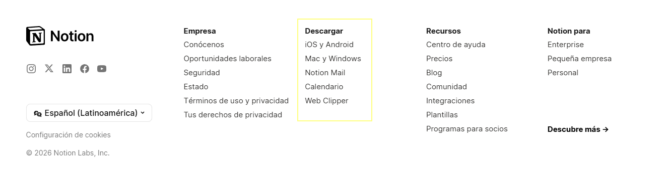 Descarga Notion para cualquier dispositivo | Toolhunt.pro