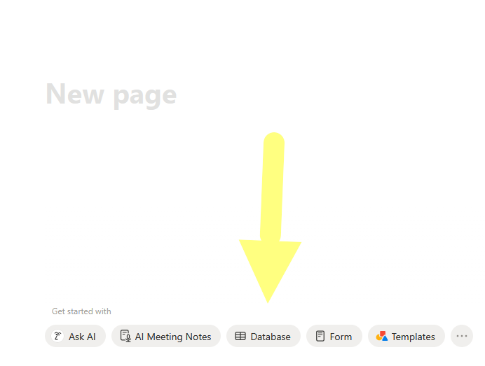 Seleccionar una base de datos en Notion | Toolhunt.pro